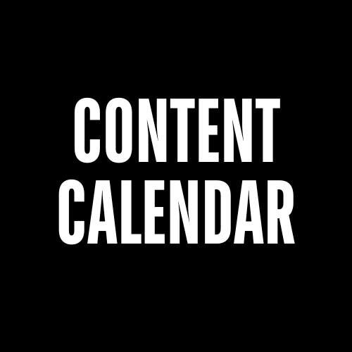 CONTENT MARKETING CALENDAR TEMPLATE